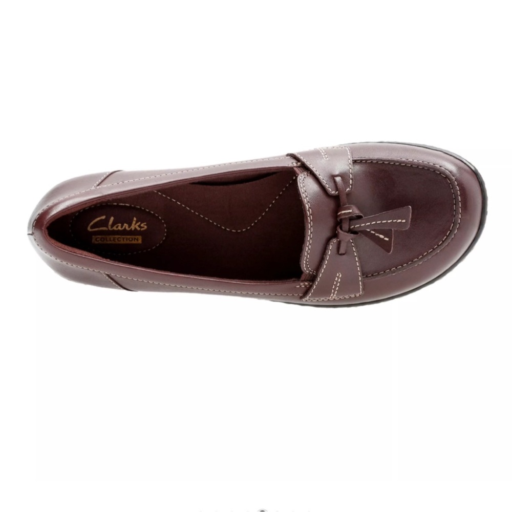 Clarks Collection Women's Brown Shoes Ashland Bubble Loafers Size 6.5